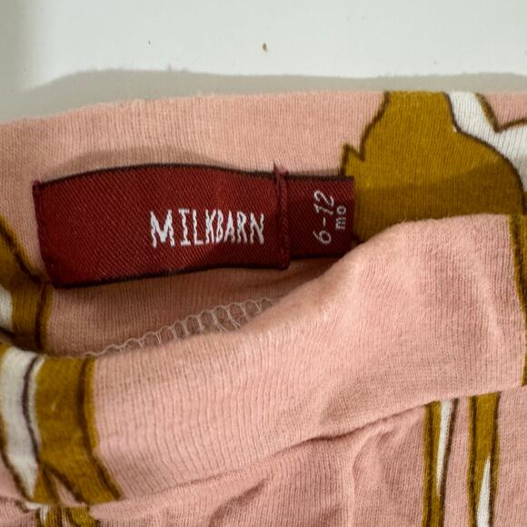 Milkbarn Pink Deer Ruffle Bloomers Size 6-12 Months - Picture 2 of 2